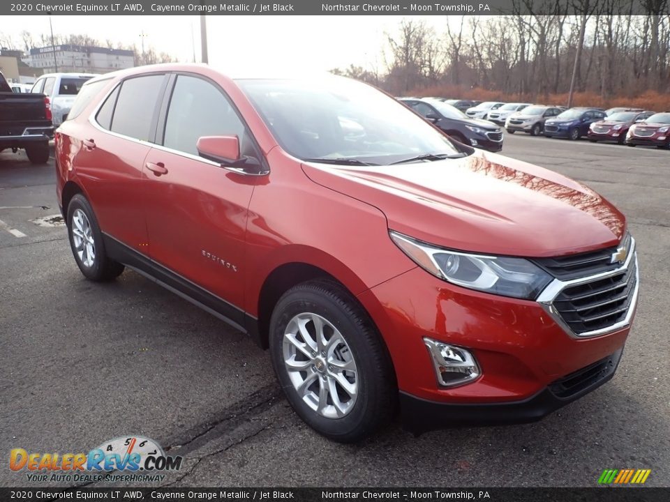 2020 Chevrolet Equinox LT AWD Cayenne Orange Metallic / Jet Black Photo #7