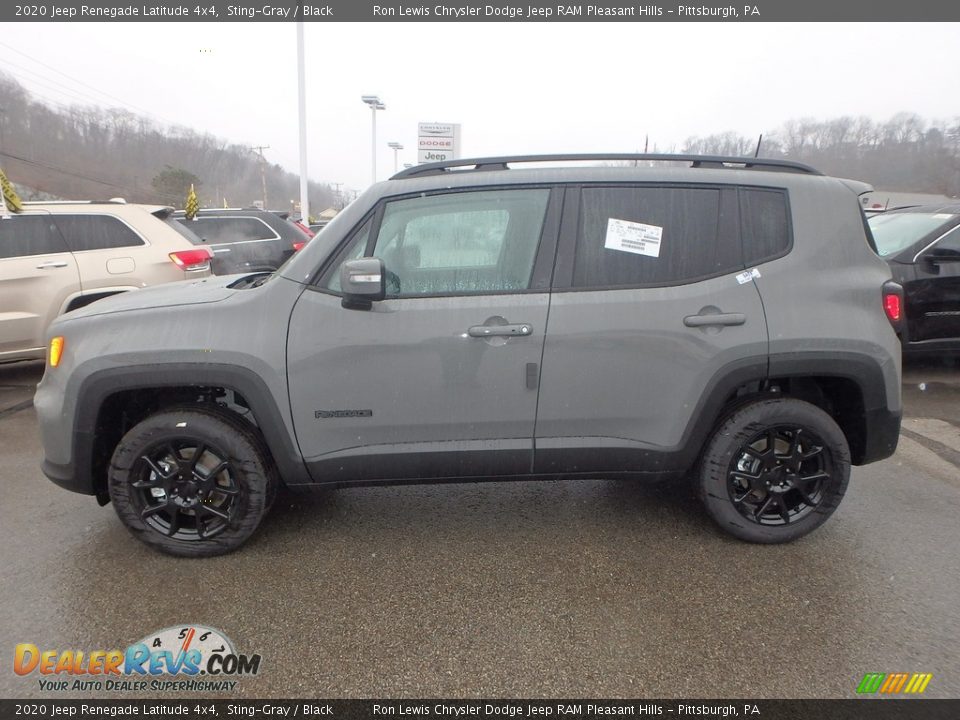 2020 Jeep Renegade Latitude 4x4 Sting-Gray / Black Photo #2