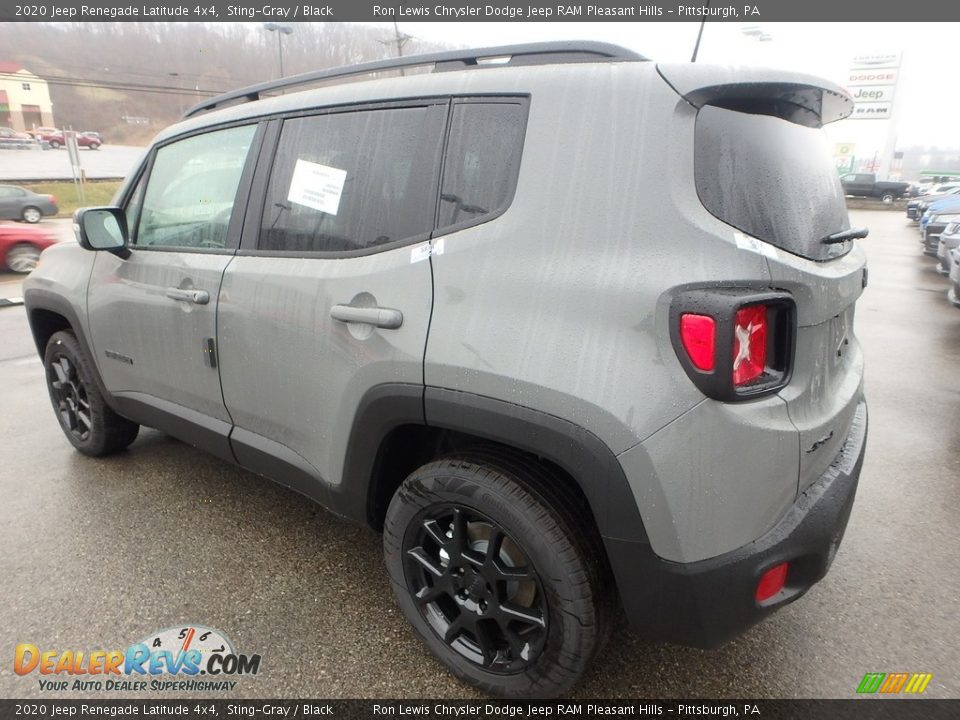 2020 Jeep Renegade Latitude 4x4 Sting-Gray / Black Photo #3