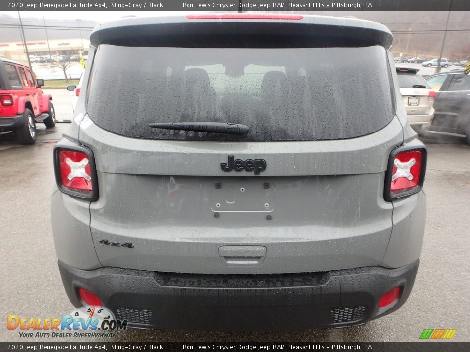 2020 Jeep Renegade Latitude 4x4 Sting-Gray / Black Photo #4