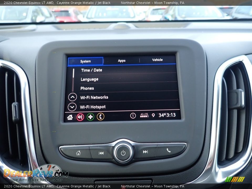 2020 Chevrolet Equinox LT AWD Cayenne Orange Metallic / Jet Black Photo #17