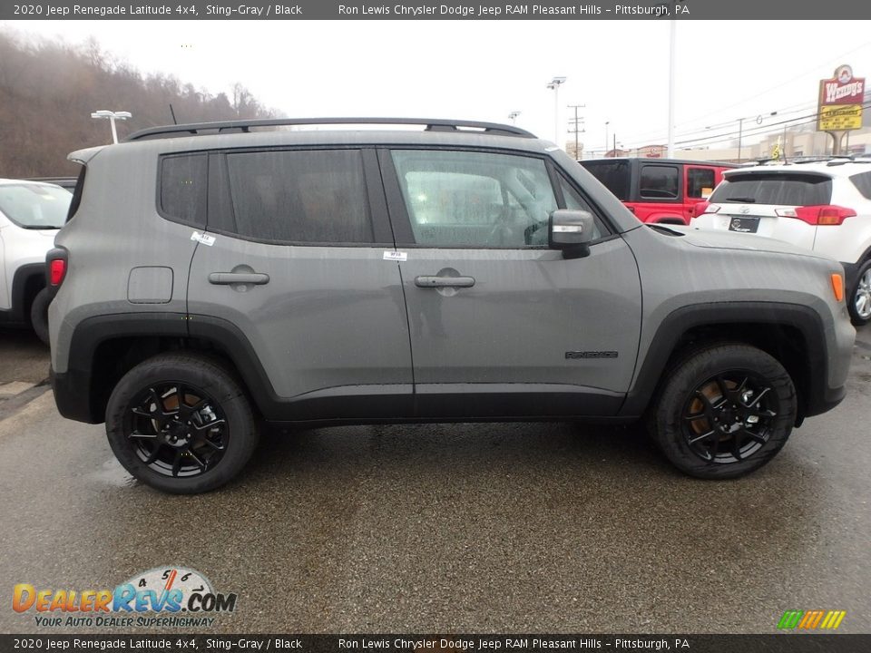 2020 Jeep Renegade Latitude 4x4 Sting-Gray / Black Photo #7