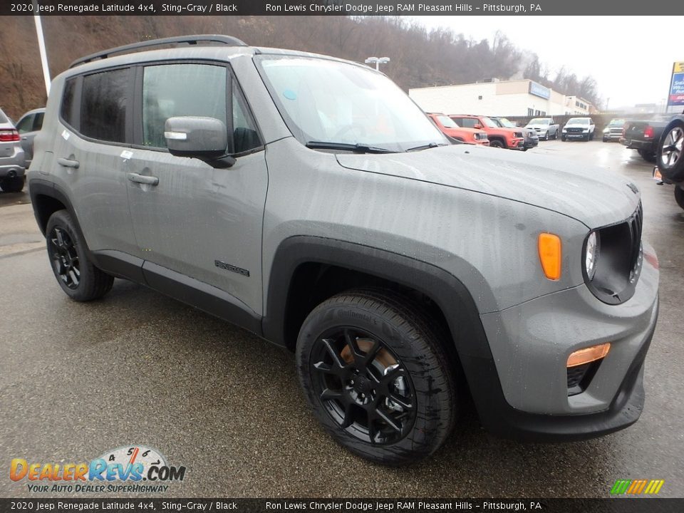 2020 Jeep Renegade Latitude 4x4 Sting-Gray / Black Photo #8