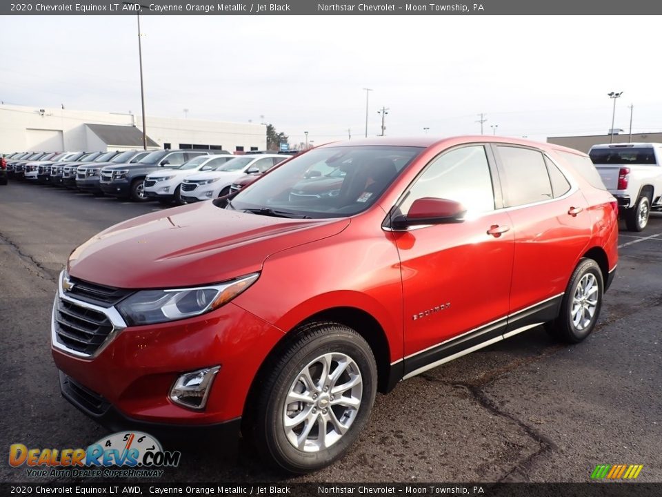 2020 Chevrolet Equinox LT AWD Cayenne Orange Metallic / Jet Black Photo #1