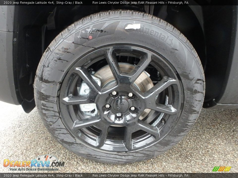 2020 Jeep Renegade Latitude 4x4 Sting-Gray / Black Photo #10