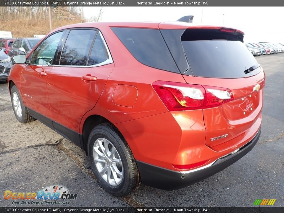 2020 Chevrolet Equinox LT AWD Cayenne Orange Metallic / Jet Black Photo #3