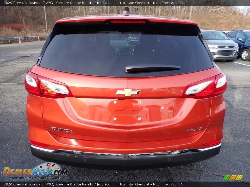 2020 Chevrolet Equinox LT AWD Cayenne Orange Metallic / Jet Black Photo #4