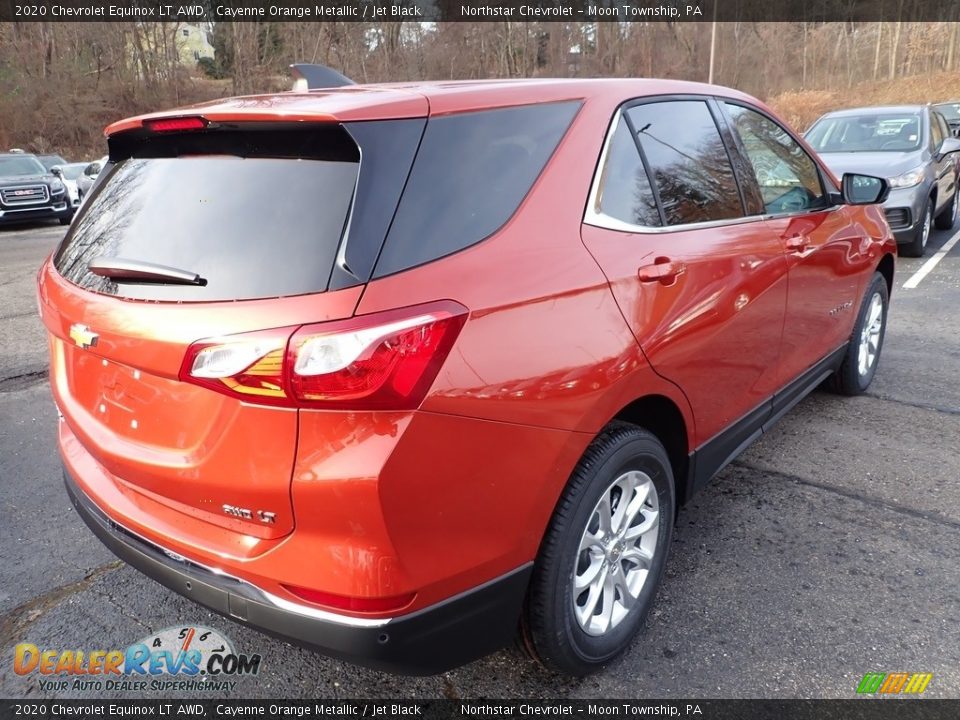 2020 Chevrolet Equinox LT AWD Cayenne Orange Metallic / Jet Black Photo #5