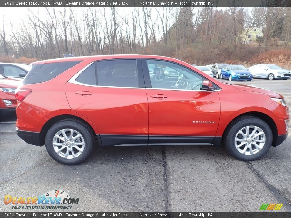 2020 Chevrolet Equinox LT AWD Cayenne Orange Metallic / Jet Black Photo #6