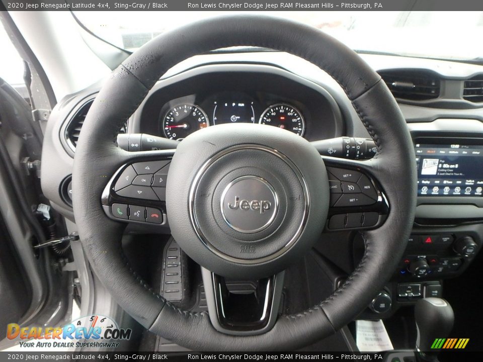 2020 Jeep Renegade Latitude 4x4 Sting-Gray / Black Photo #18