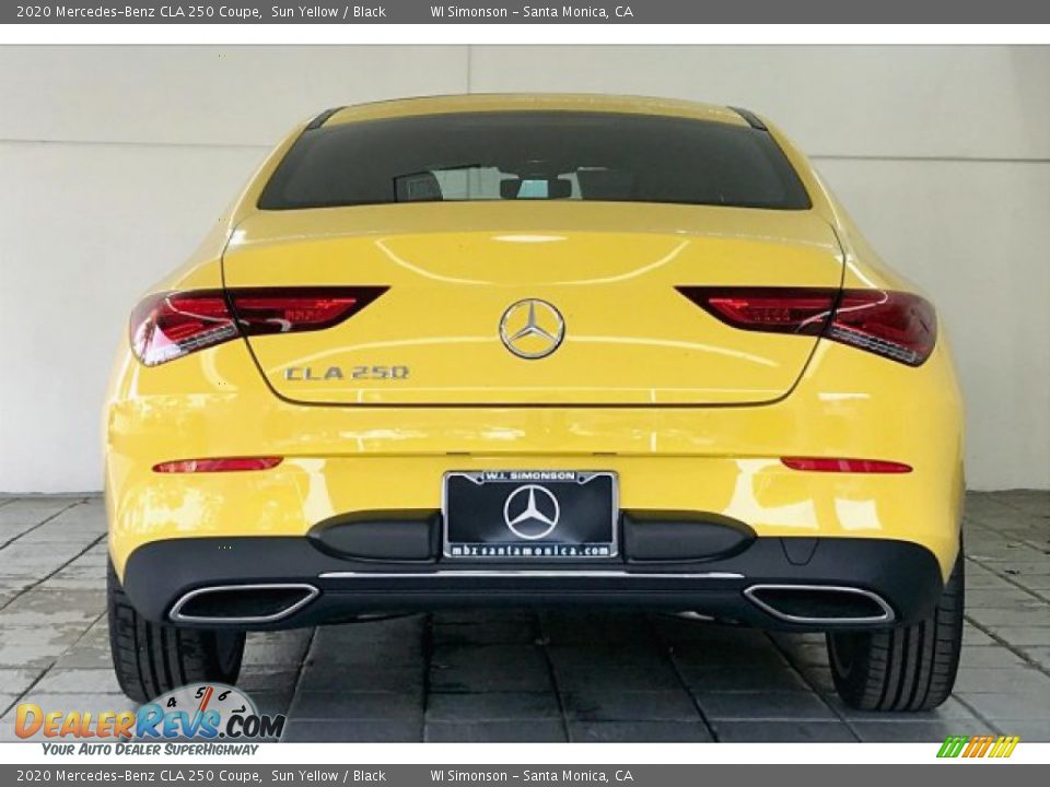 2020 Mercedes-Benz CLA 250 Coupe Sun Yellow / Black Photo #3