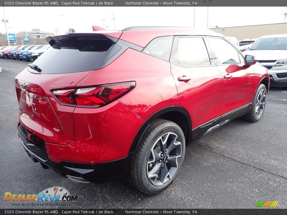 2020 Chevrolet Blazer RS AWD Cajun Red Tintcoat / Jet Black Photo #5