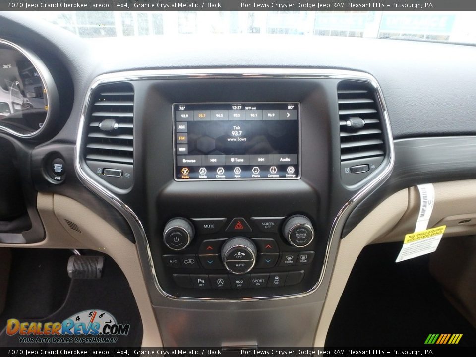 2020 Jeep Grand Cherokee Laredo E 4x4 Granite Crystal Metallic / Black Photo #17