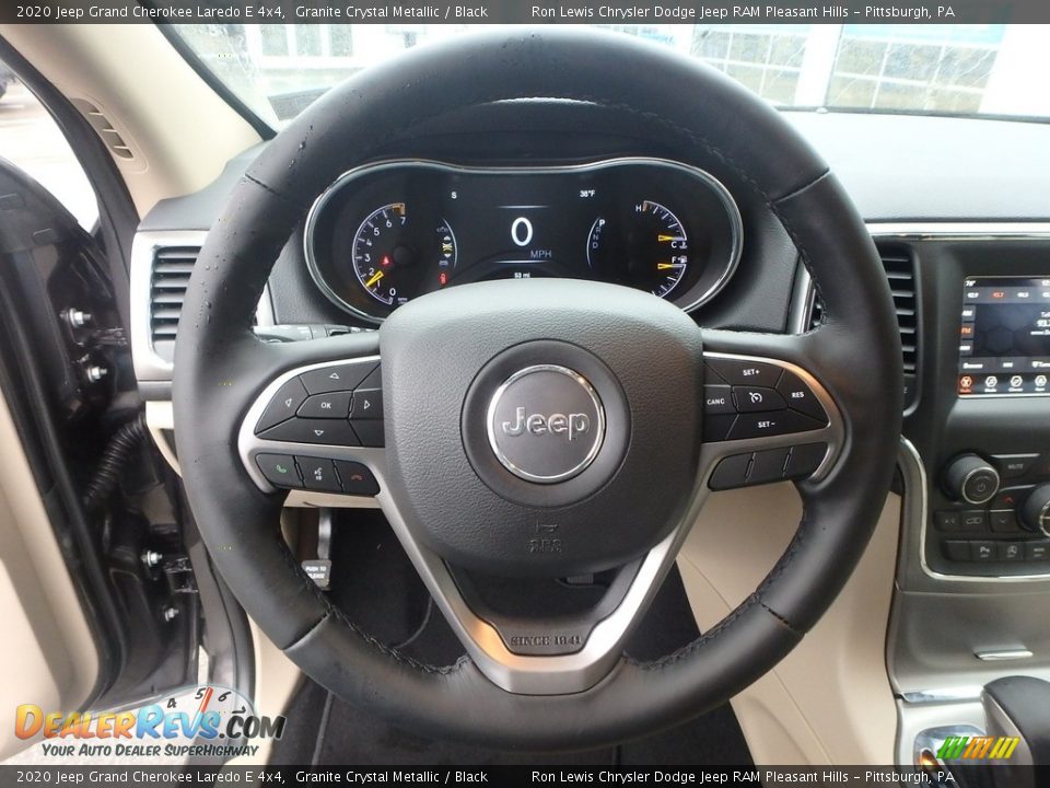 2020 Jeep Grand Cherokee Laredo E 4x4 Granite Crystal Metallic / Black Photo #18