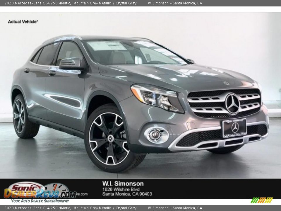 2020 Mercedes-Benz GLA 250 4Matic Mountain Grey Metallic / Crystal Gray Photo #1