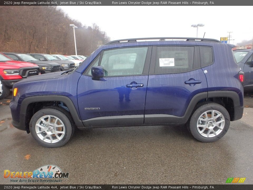 Jetset Blue 2020 Jeep Renegade Latitude 4x4 Photo #2