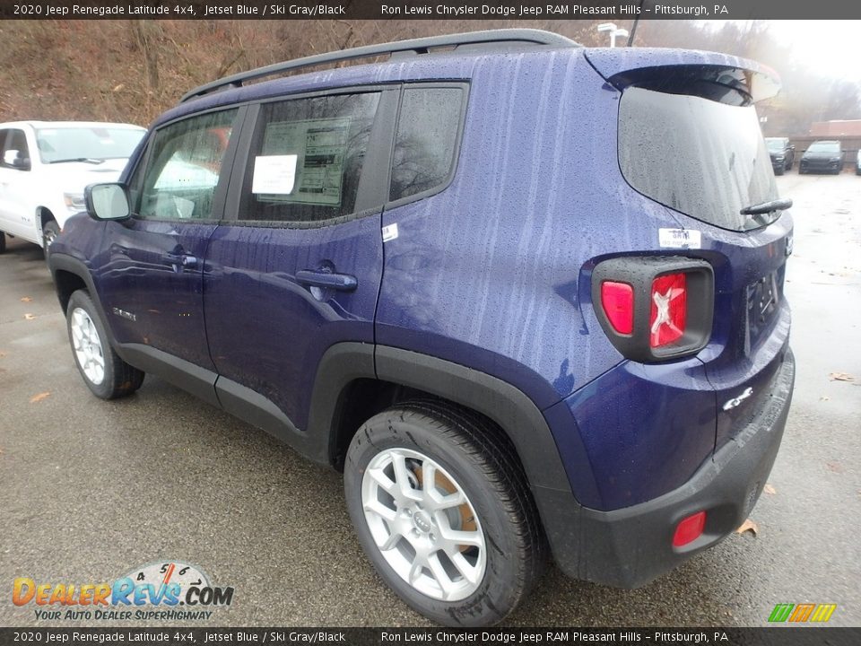 2020 Jeep Renegade Latitude 4x4 Jetset Blue / Ski Gray/Black Photo #3