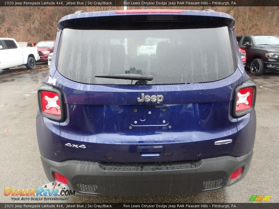 2020 Jeep Renegade Latitude 4x4 Jetset Blue / Ski Gray/Black Photo #4