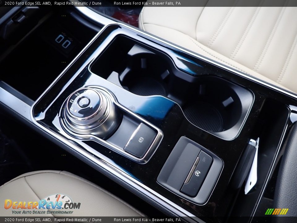 2020 Ford Edge SEL AWD Rapid Red Metallic / Dune Photo #19