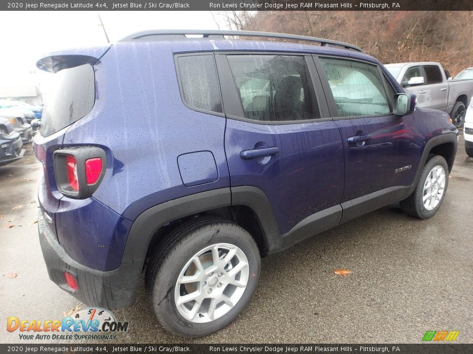 2020 Jeep Renegade Latitude 4x4 Jetset Blue / Ski Gray/Black Photo #6