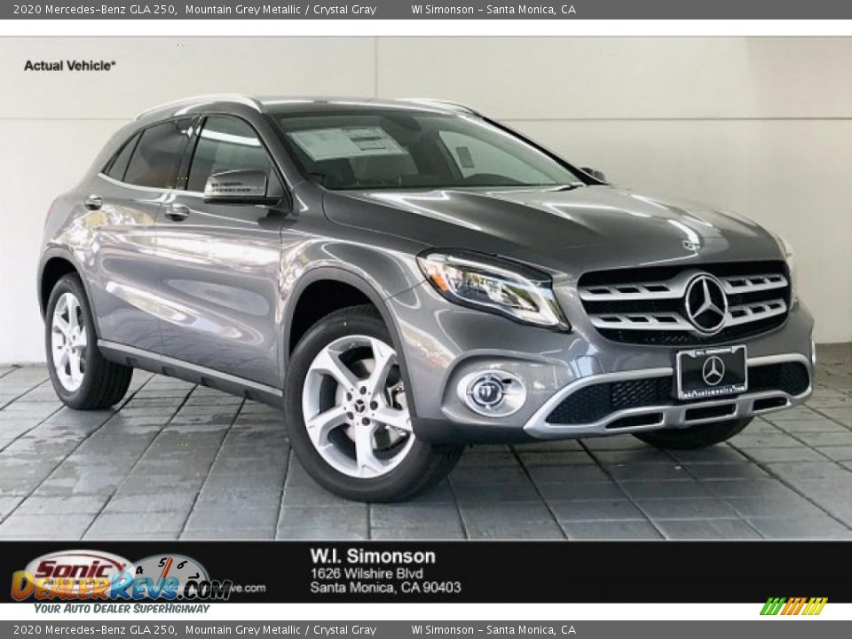 2020 Mercedes-Benz GLA 250 Mountain Grey Metallic / Crystal Gray Photo #1