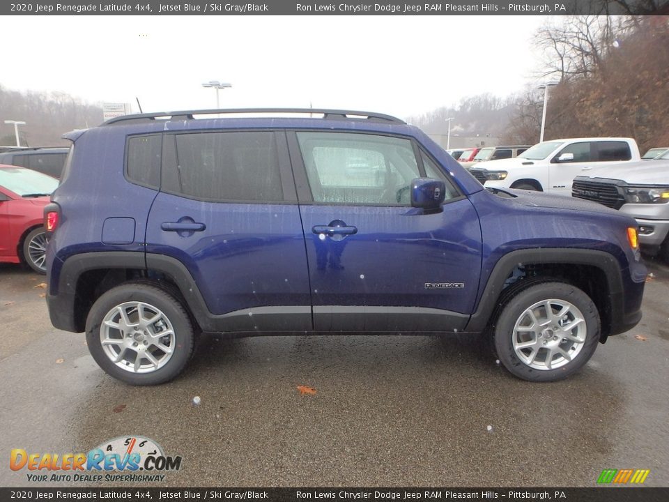 2020 Jeep Renegade Latitude 4x4 Jetset Blue / Ski Gray/Black Photo #7