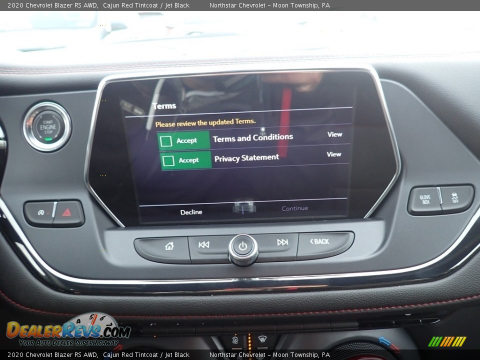 2020 Chevrolet Blazer RS AWD Cajun Red Tintcoat / Jet Black Photo #17