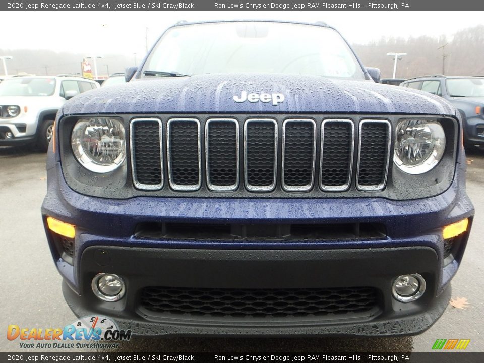 2020 Jeep Renegade Latitude 4x4 Jetset Blue / Ski Gray/Black Photo #9