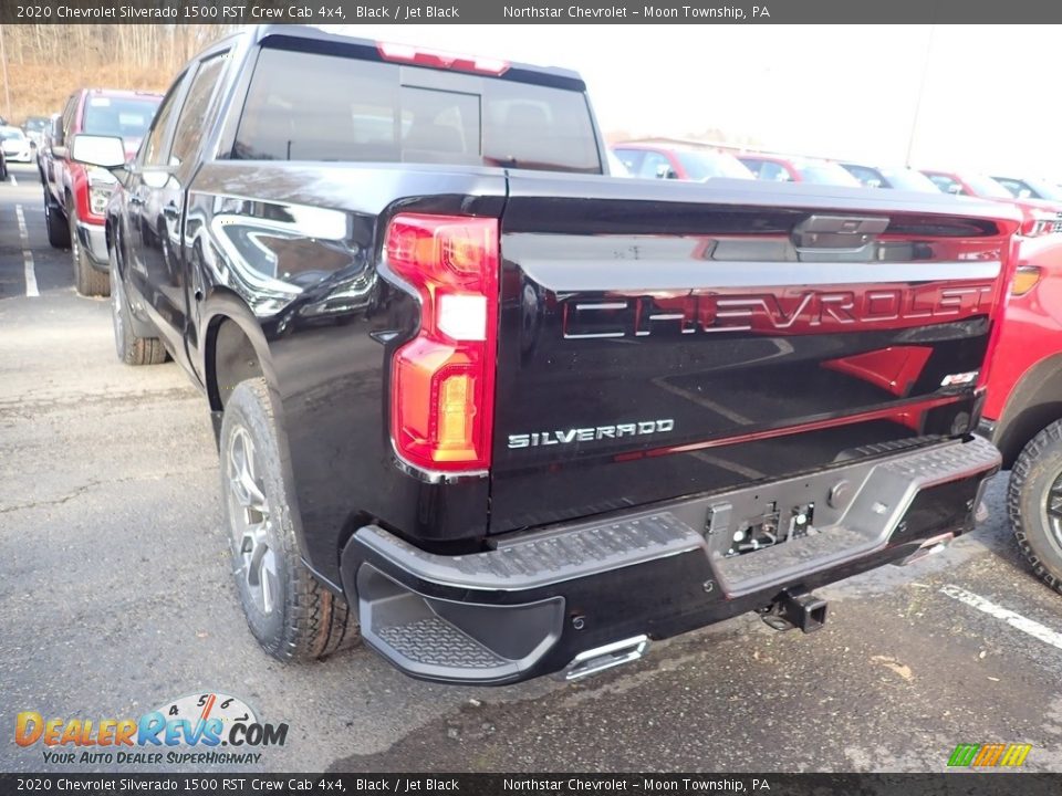 2020 Chevrolet Silverado 1500 RST Crew Cab 4x4 Black / Jet Black Photo #3