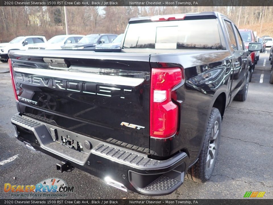 2020 Chevrolet Silverado 1500 RST Crew Cab 4x4 Black / Jet Black Photo #5