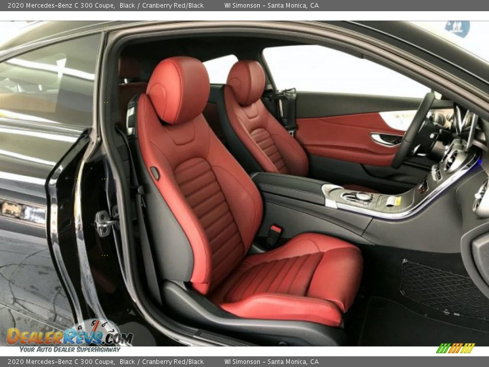 Cranberry Red/Black Interior - 2020 Mercedes-Benz C 300 Coupe Photo #5