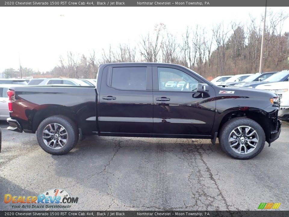 Black 2020 Chevrolet Silverado 1500 RST Crew Cab 4x4 Photo #6