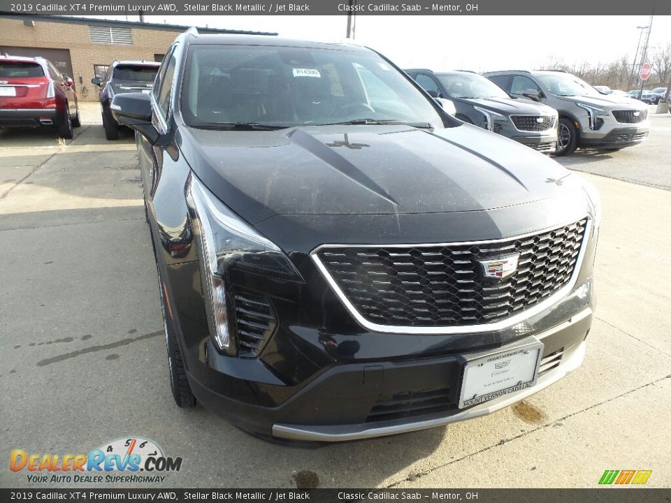 2019 Cadillac XT4 Premium Luxury AWD Stellar Black Metallic / Jet Black Photo #1