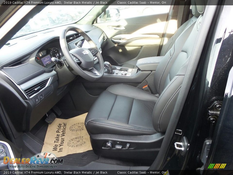 2019 Cadillac XT4 Premium Luxury AWD Stellar Black Metallic / Jet Black Photo #3