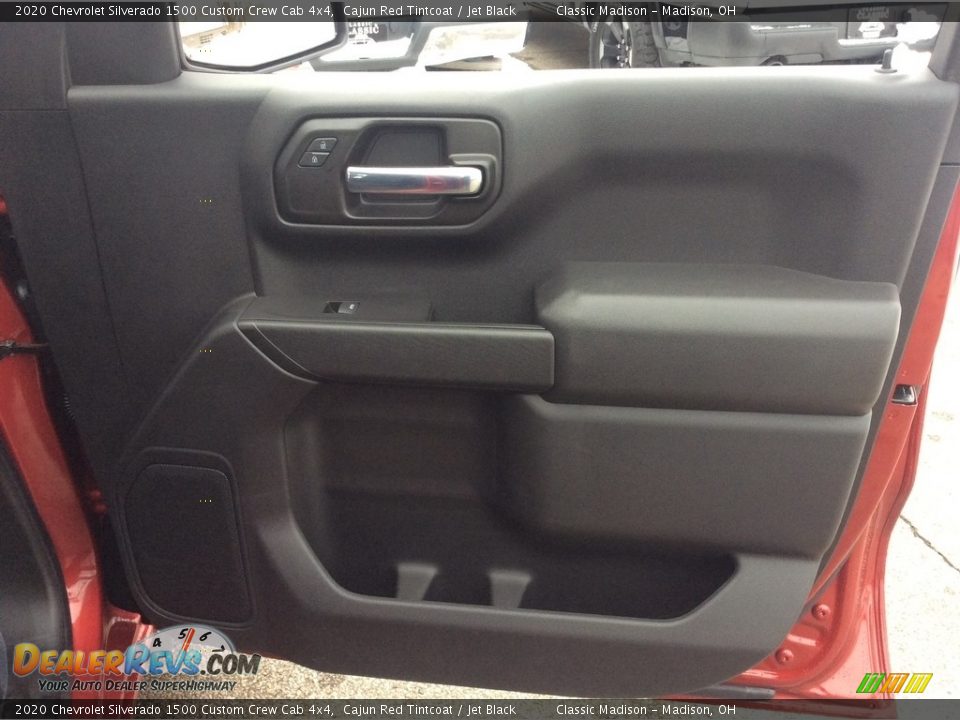2020 Chevrolet Silverado 1500 Custom Crew Cab 4x4 Cajun Red Tintcoat / Jet Black Photo #22