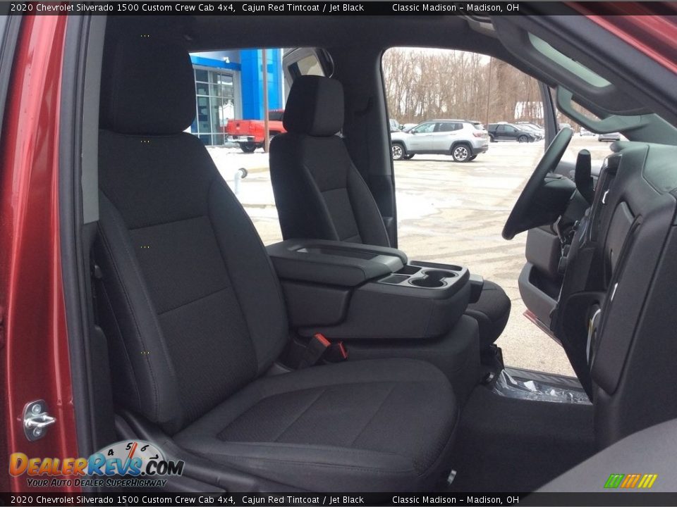 2020 Chevrolet Silverado 1500 Custom Crew Cab 4x4 Cajun Red Tintcoat / Jet Black Photo #23