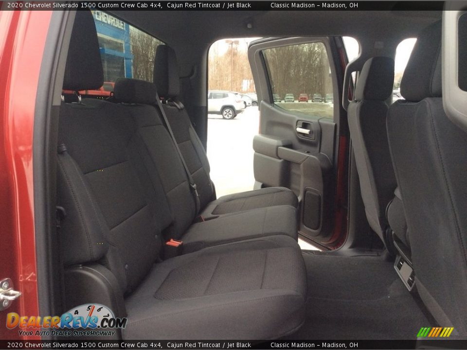 2020 Chevrolet Silverado 1500 Custom Crew Cab 4x4 Cajun Red Tintcoat / Jet Black Photo #24