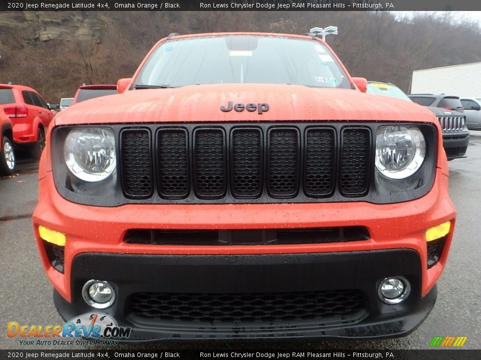 2020 Jeep Renegade Latitude 4x4 Omaha Orange / Black Photo #9