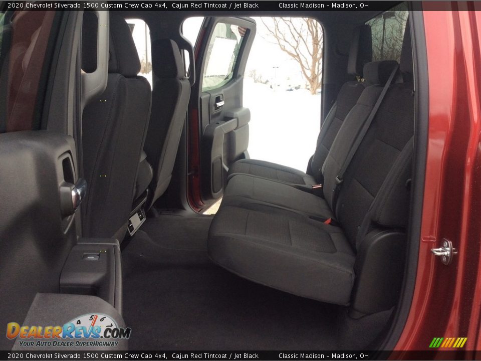 2020 Chevrolet Silverado 1500 Custom Crew Cab 4x4 Cajun Red Tintcoat / Jet Black Photo #25