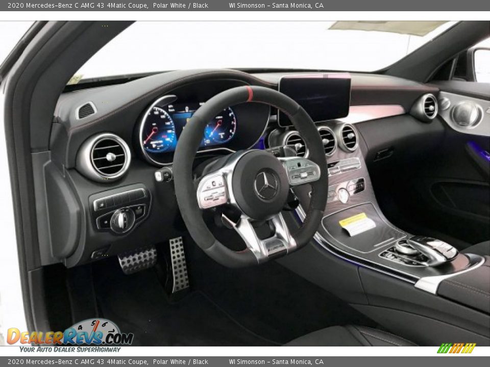 Dashboard of 2020 Mercedes-Benz C AMG 43 4Matic Coupe Photo #22