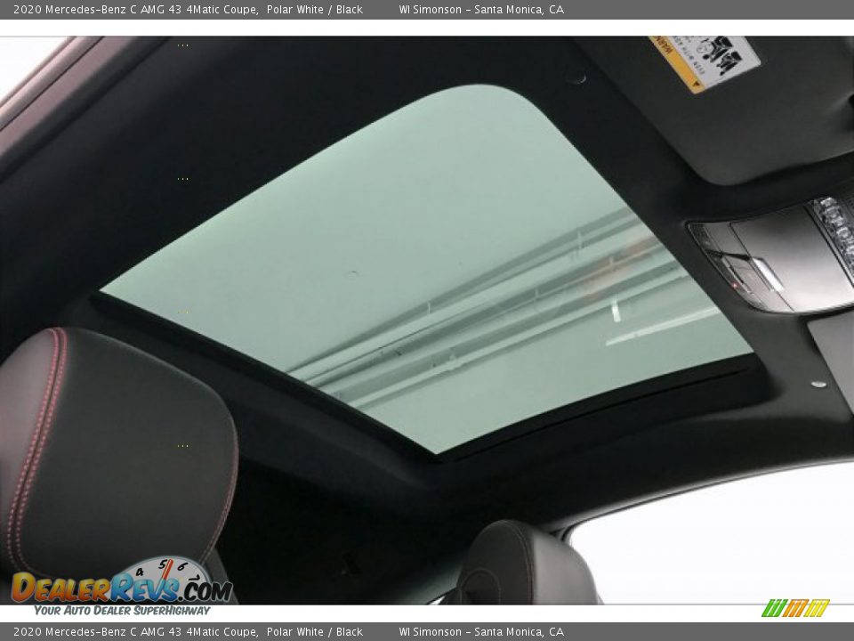 Sunroof of 2020 Mercedes-Benz C AMG 43 4Matic Coupe Photo #29