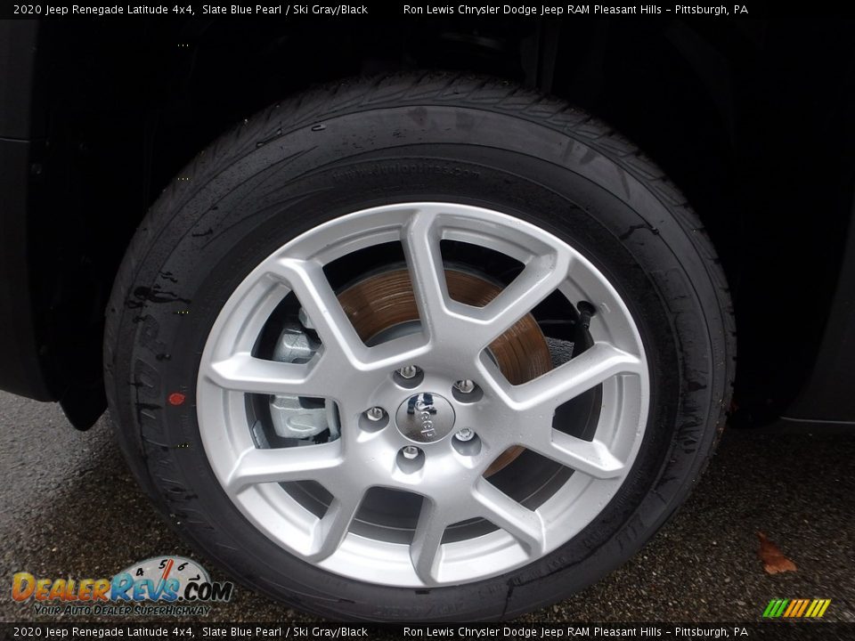 2020 Jeep Renegade Latitude 4x4 Slate Blue Pearl / Ski Gray/Black Photo #10