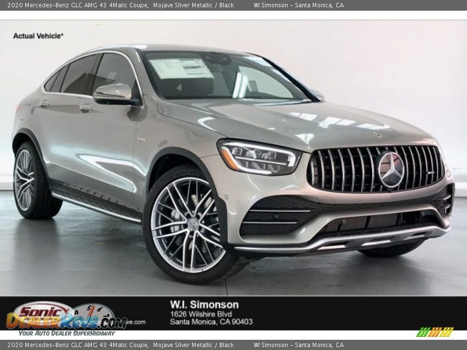 2020 Mercedes-Benz GLC AMG 43 4Matic Coupe Mojave Silver Metallic / Black Photo #1