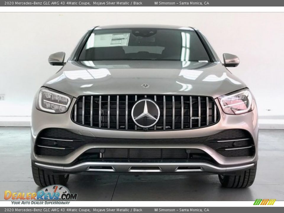 2020 Mercedes-Benz GLC AMG 43 4Matic Coupe Mojave Silver Metallic / Black Photo #2
