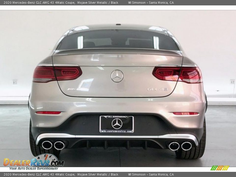 2020 Mercedes-Benz GLC AMG 43 4Matic Coupe Mojave Silver Metallic / Black Photo #3