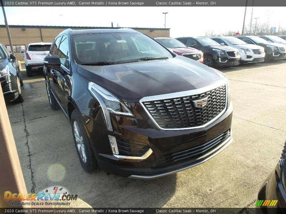 2020 Cadillac XT5 Premium Luxury AWD Garnet Metallic / Kona Brown Sauvage Photo #1