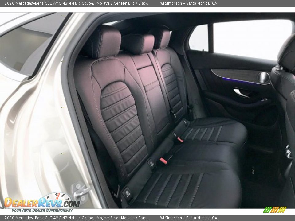 Rear Seat of 2020 Mercedes-Benz GLC AMG 43 4Matic Coupe Photo #13
