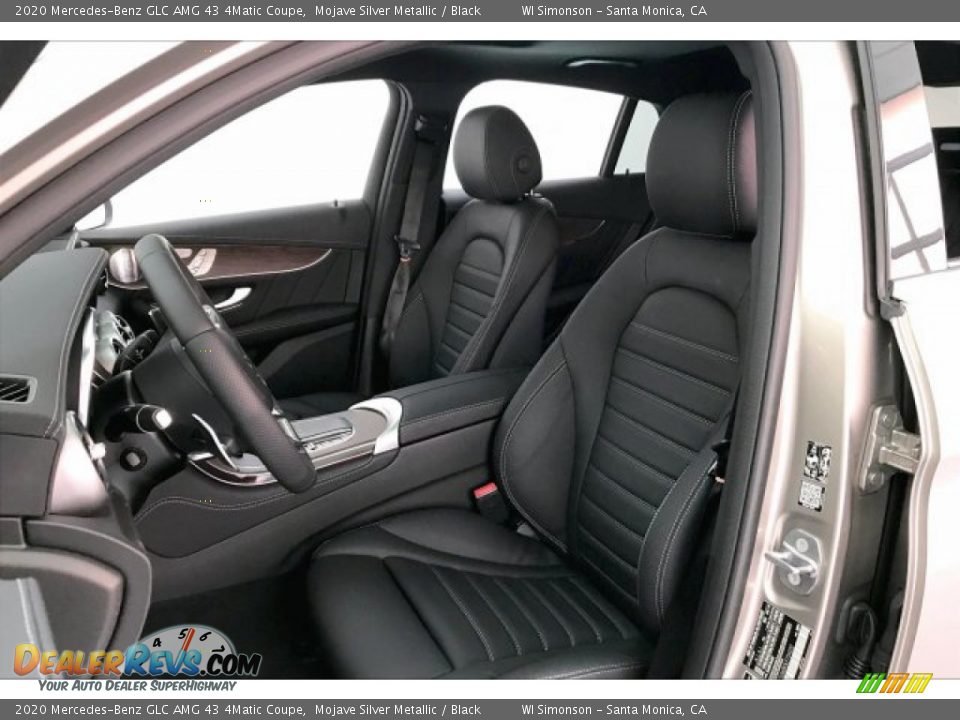 Black Interior - 2020 Mercedes-Benz GLC AMG 43 4Matic Coupe Photo #14