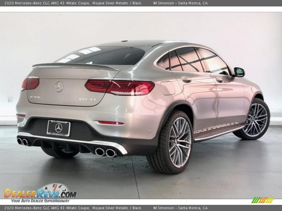 2020 Mercedes-Benz GLC AMG 43 4Matic Coupe Mojave Silver Metallic / Black Photo #16