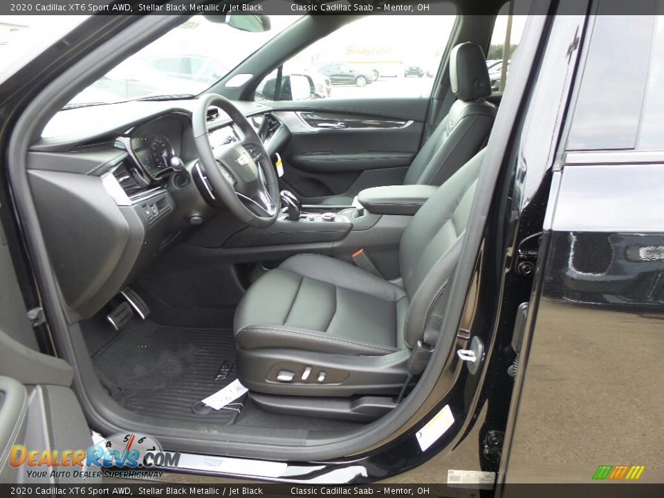 2020 Cadillac XT6 Sport AWD Stellar Black Metallic / Jet Black Photo #3